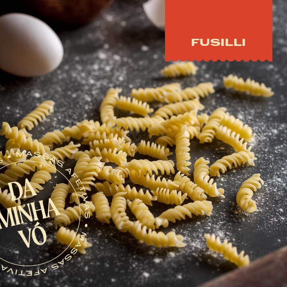 massas artesanais macarrao fusilli